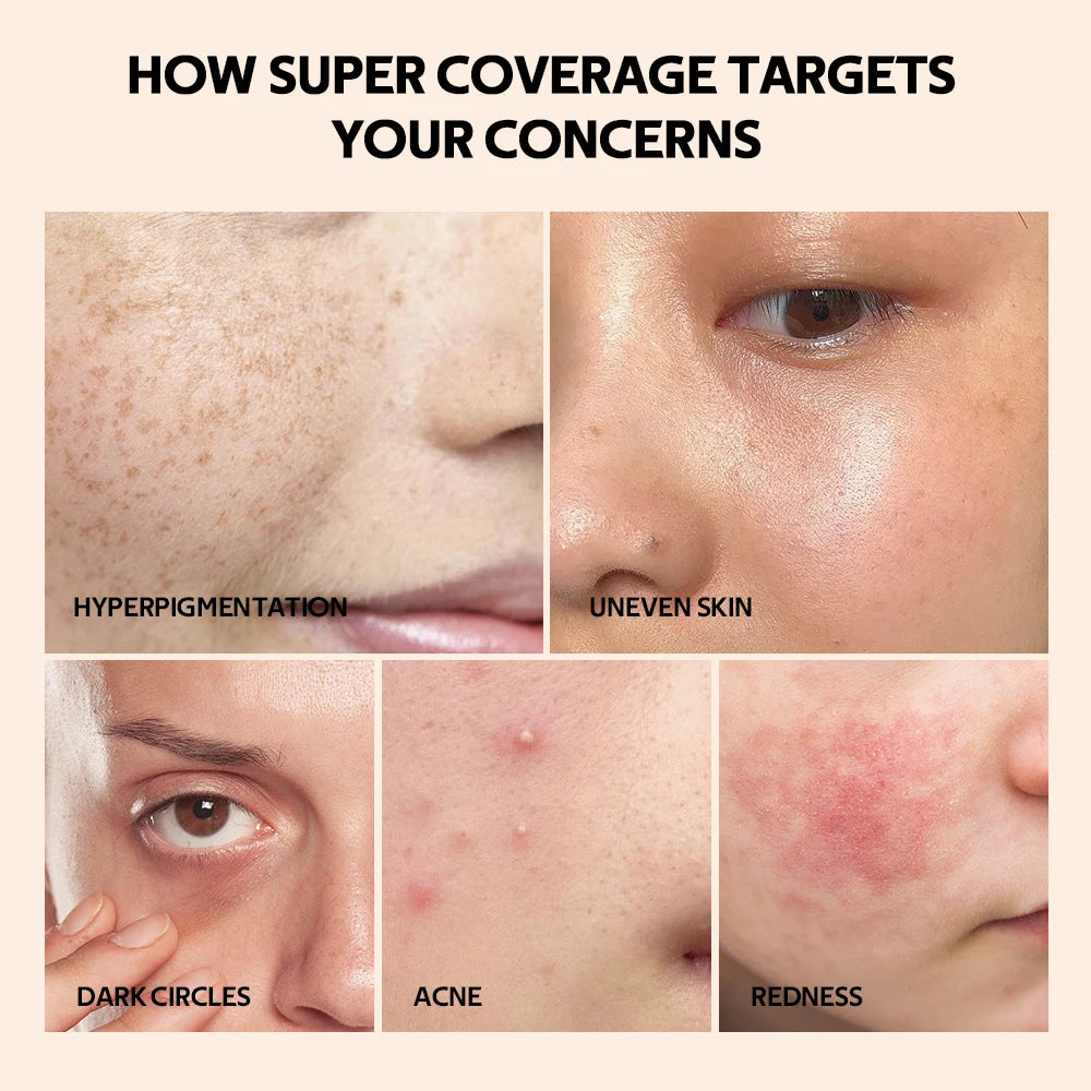 Multi-Use Cream Concealer, Oil-Free Full Coverage Makeup