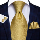 Multicolor Paisley 100% Silk Tie Sets for Men - VacationGrabs