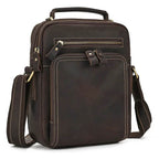 Leather Shoulder Crossbody Bag – Men's Sling Messenger - VacationGrabs