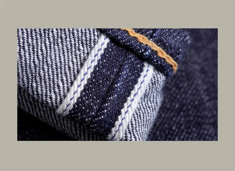Red Tornado Selvedge Denim Jeans Loose Fit Straight Leg Pants Amekaji