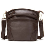Designer Women's Leather Crossbody Messenger Bag Cowhide Sling - VacationGrabs
