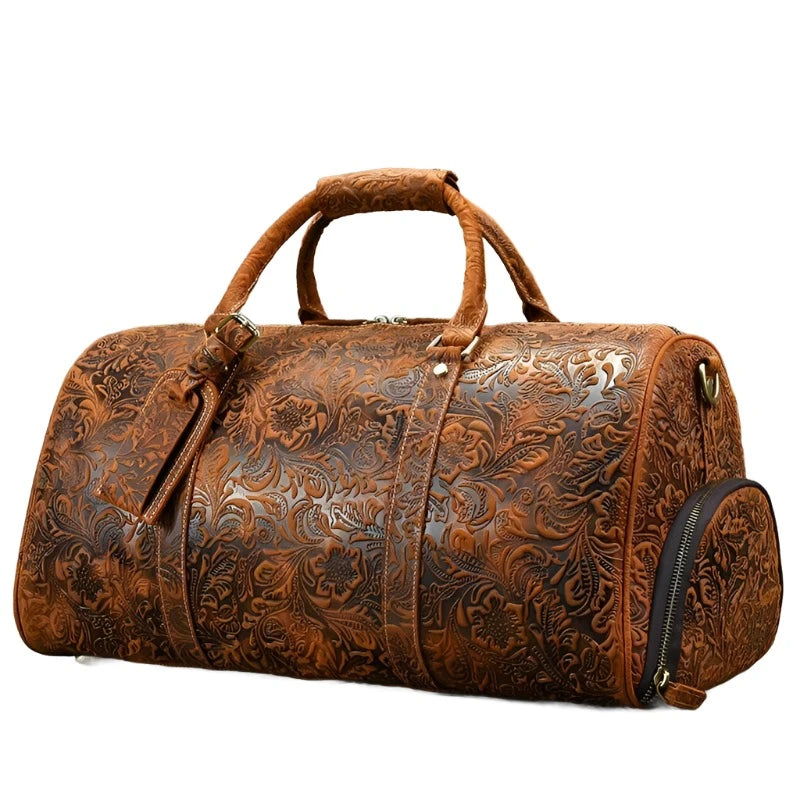 Luggage & Bags - Duffel Duffel Bag for Men Crazy Horse Leather