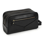 Genuine Leather Toiletry Bag for Men and Women - VacationGrabs