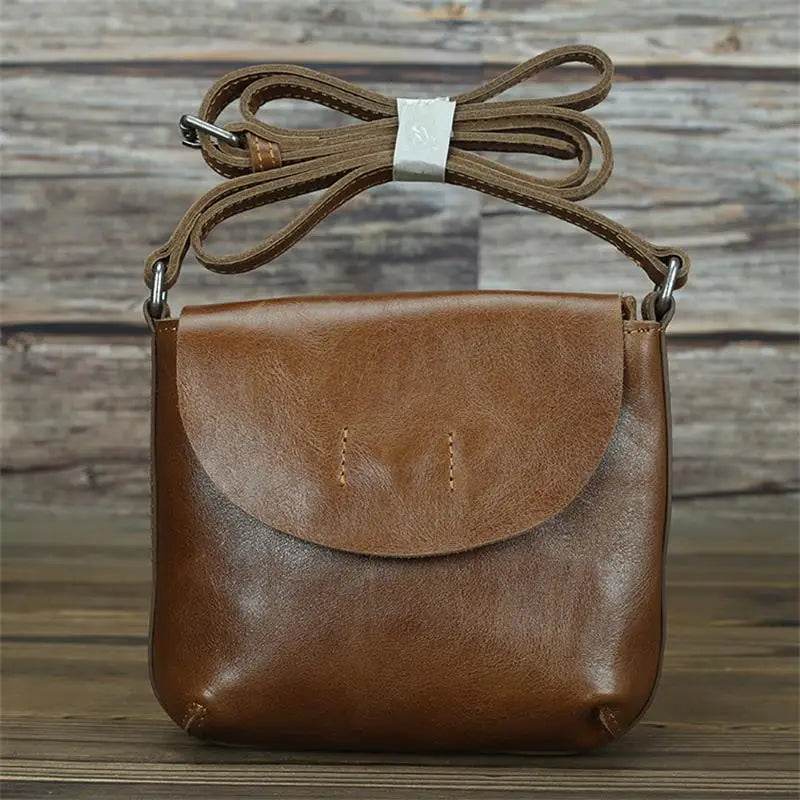 Casual Leather Crossbody Bag for Women Outdoor Phone Bag - VacationGrabs