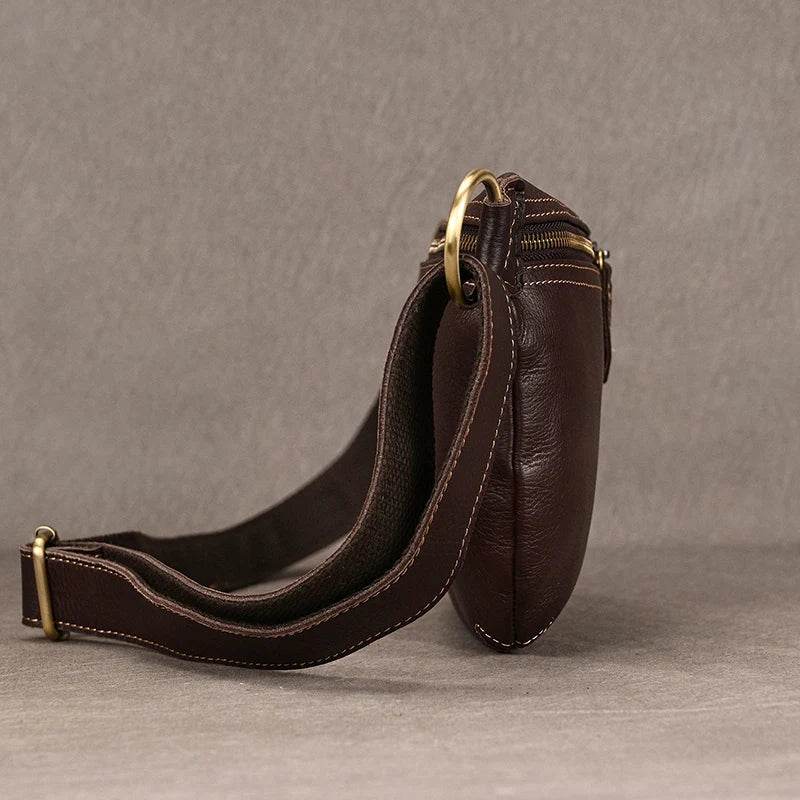 Leather Waist Bag Military Pouch Outdoor Phone Clip Belt - VacationGrabs