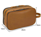 Designer Genuine Leather Travel Wash Bags & Makeup Clutches - VacationGrabs