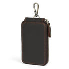 Vintage Style Leather Keychain Wallet for Car Keys & Keyring Holder - VacationGrabs