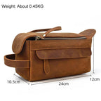 Designer Genuine Leather Travel Wash Bags & Makeup Clutches - VacationGrabs