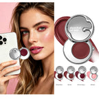 2-in-1 Lip Gloss & Blush Balm with Phone Back Suction Grip