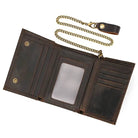 Luxury Brand Designer Men’s Leather Wallet with Coin Pouch & Card Holder - VacationGrabs