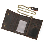 Luxury Brand Designer Men’s Leather Wallet with Coin Pouch & Card Holder - VacationGrabs
