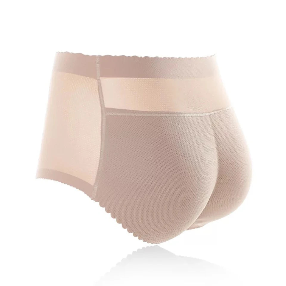 Padded Butt Lifter Shapewear Panties, High Waist Control