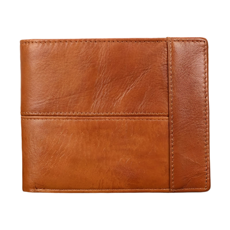 Fashion Men's Business Wallet Thin Purse With Coins Pocket Black Brown - VacationGrabs