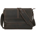Vintage Fashion Leather Crossbody Messenger Bag for Men Sling Bag - VacationGrabs