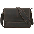 Vintage Fashion Leather Crossbody Messenger Bag for Men Sling Bag - VacationGrabs