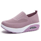 Women's Breathable Vulcanized Sneakers Platform Flat - VacationGrabs