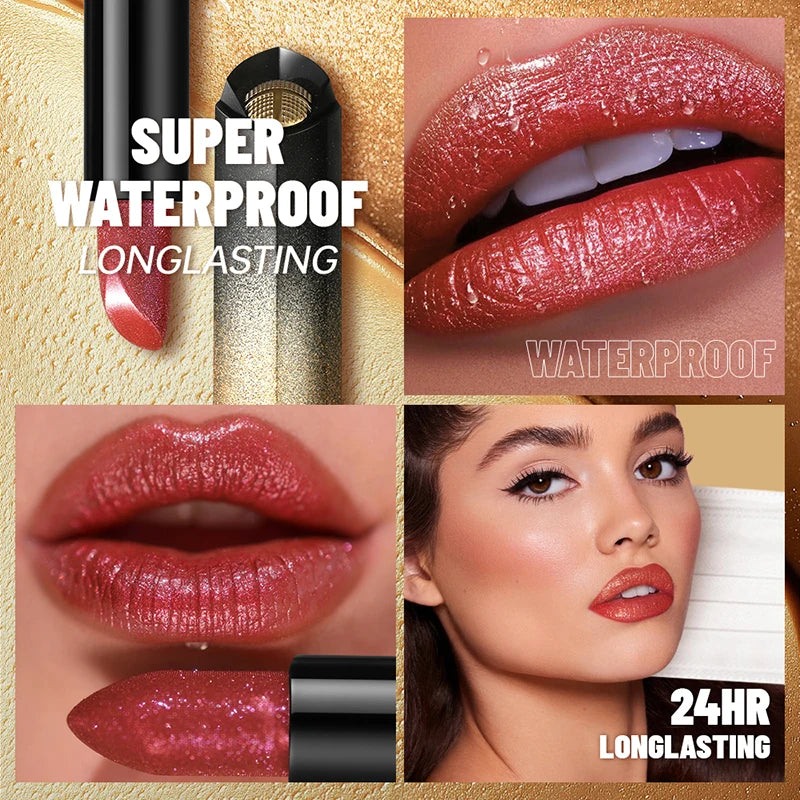 Matte Velvet Liquid Lipstick, Long-Lasting Lip Gloss Set