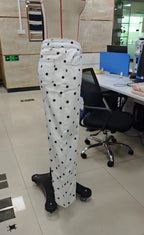 VacationGrabs Polka Dot Jeans Women Y2K Print High Waisted Wide Leg Denim Pants Vintage Stretchy Boyfriend Jeans 90s 00s Streetwear