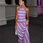VacationGrabs women's striped and maxi dress, perfect for summer outings
