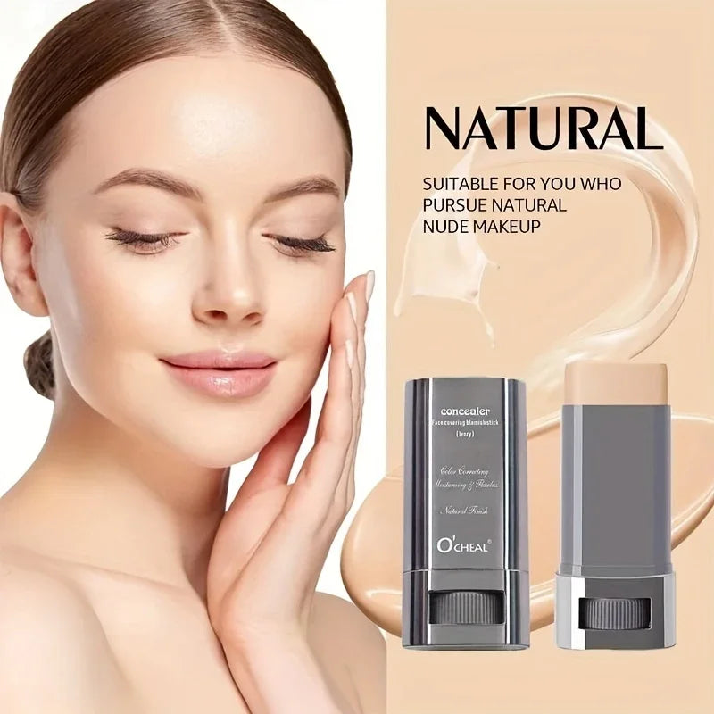 Waterproof Cream Foundation Stick, Full Coverage, 30ml