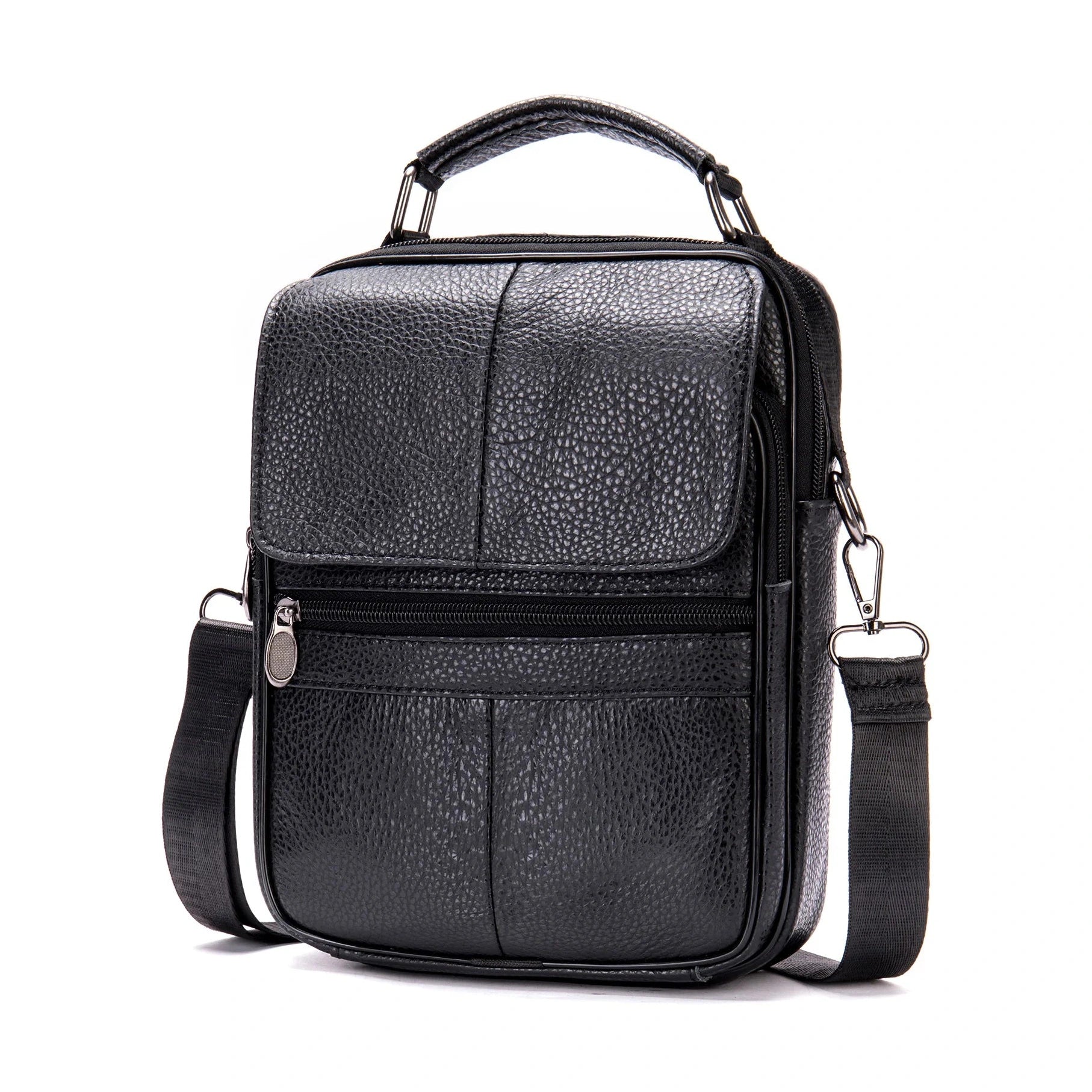 Men's 7.9" iPad Shoulder Bag Soft Leather Crossbody