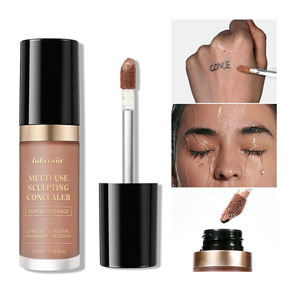Multi-Use Cream Concealer, Oil-Free Full Coverage Makeup