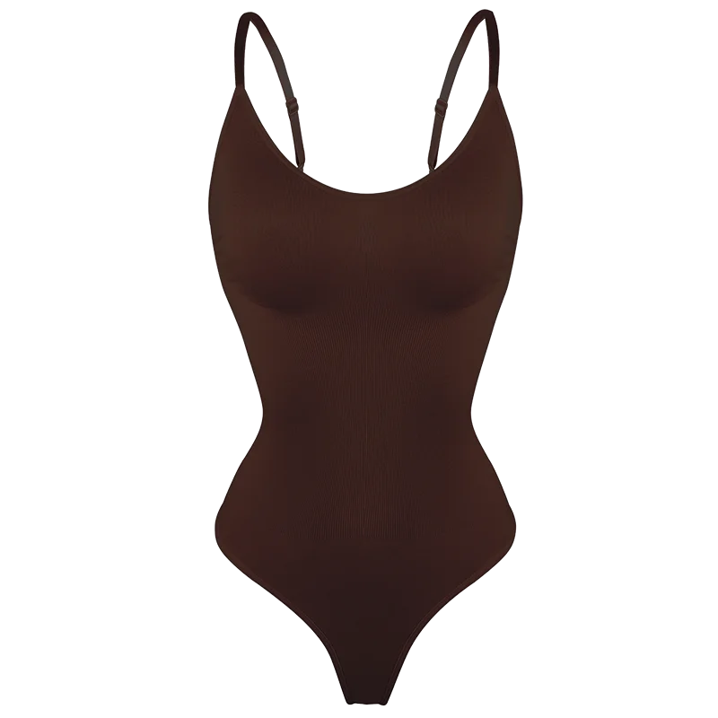Backless Tummy Control Bodysuit - Thong Shaper Lingerie