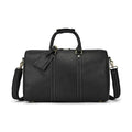Crazy Horse Leather Men’s Travel Duffle Bag Retro Cowhide - VacationGrabs