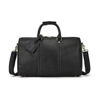 Crazy Horse Leather Men’s Travel Duffle Bag Retro Cowhide - VacationGrabs