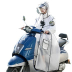 Adult Hooded Raincoat Outdoor Rainwear Transparent - VacationGrabs