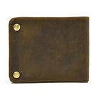 Vintage Zipper Leather Trifold Wallet Men & Women Luxury Design - VacationGrabs