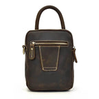 Genuine Leather Shoulder Waist Bag Men’s Small Crossbody Pouch - VacationGrabs