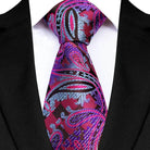 Luxury Floral Paisley Tie Set for Men - VacationGrabs