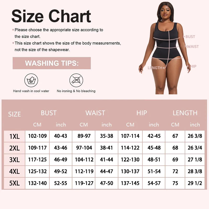 Plus Size Shapewear Bodysuit - Tummy Control Tank Top