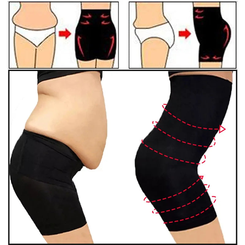 High Waist Control Panties - Women's Shapewear Shorts