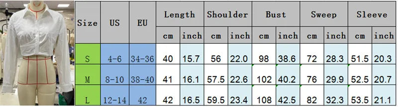 VacationGrabs Women’s Cropped Button Down Shirts Fashion Lapel V-Neck Long Sleeve Solid Color Tops Spring Fall Blouse Streetwear