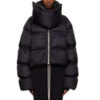 Women's Thick Padded Puffer Jacket with Scarf Collar