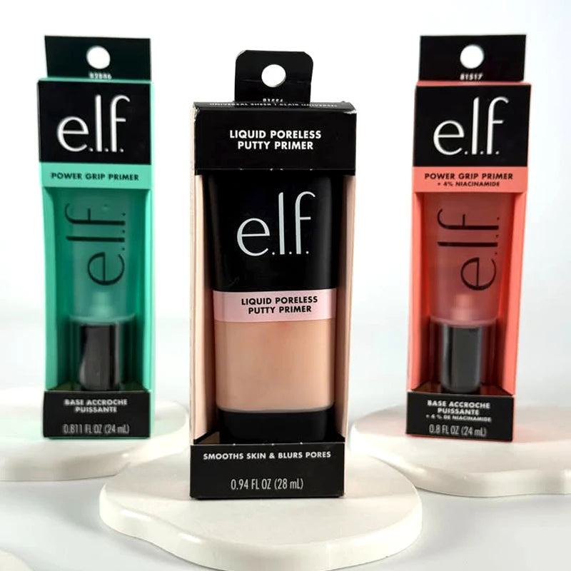 Elf Halo Glow Liquid Filter Liquid Foundation Base Makeup Power Grip Matte Primer Liquid Poreless Putty Primer Brand Cosmetics