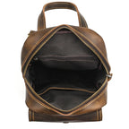 Vintage Crazy Horse Leather Sling Bag | Men's Crossbody