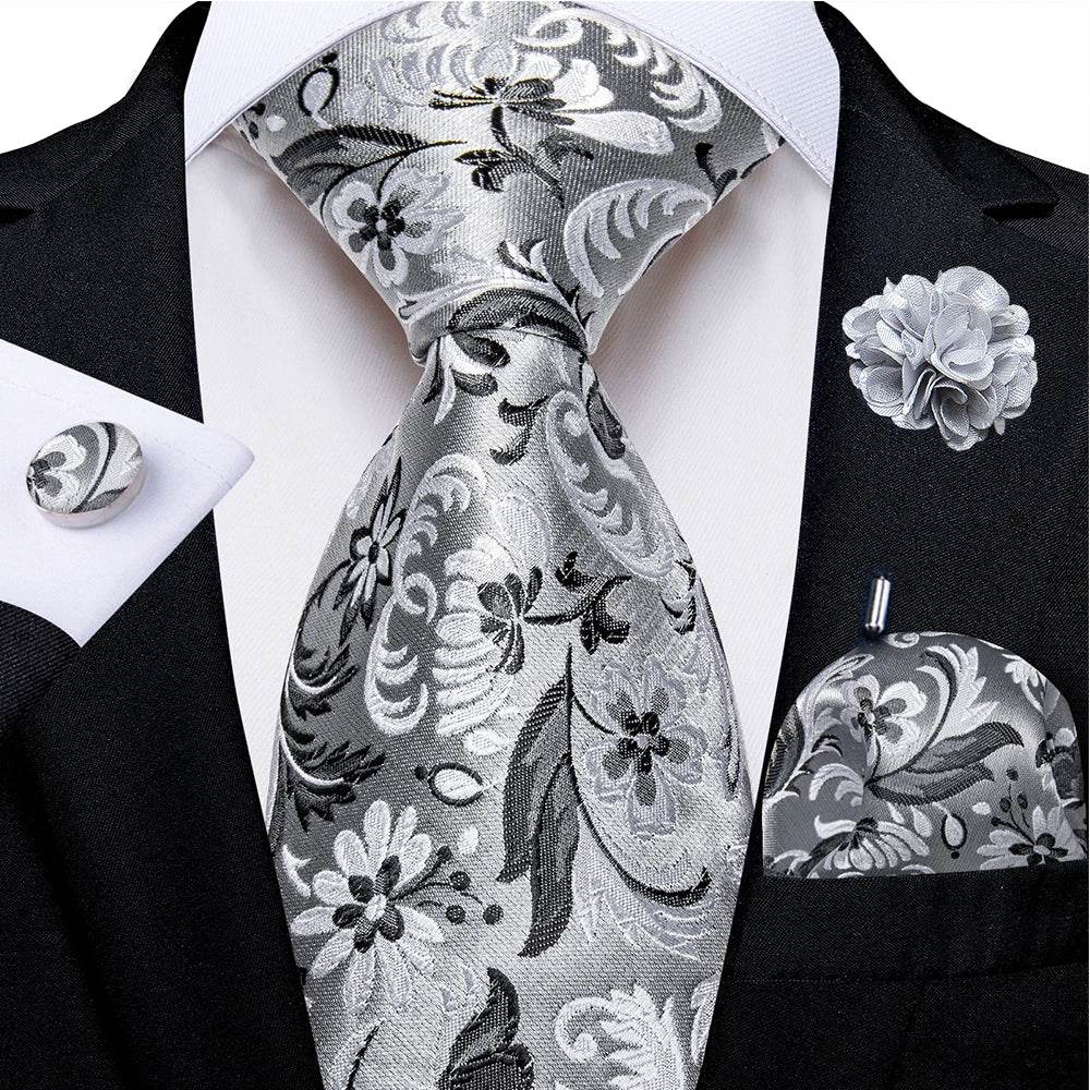 Silk Tie Sets for Men - Daring Patterns - VacationGrabs
