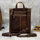 Leather Shoulder Backpack with Large Capacity for Men & Women - VacationGrabs