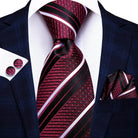 Multicolor Paisley 100% Silk Tie Sets for Men - VacationGrabs
