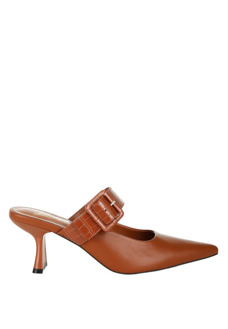 Mules à talons blocs fins Shein Star