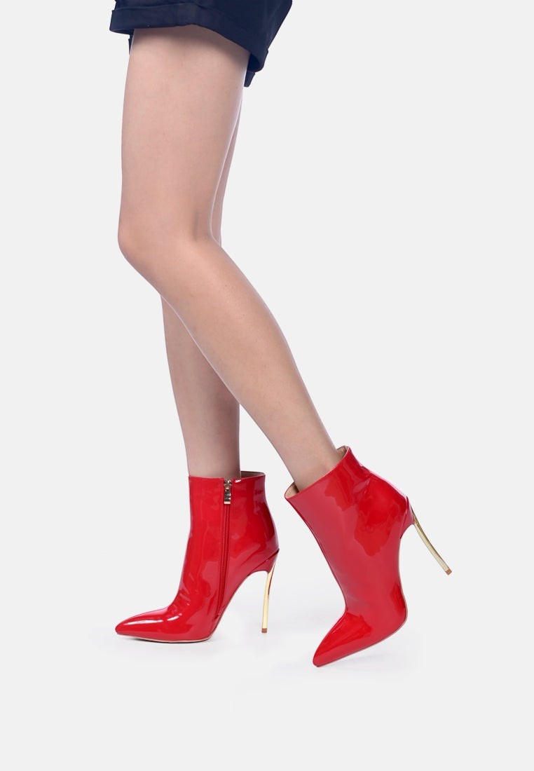 Siren Patent Faux Leather Bootie