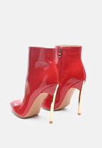 Siren Patent Faux Leather Bootie