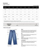 High Rise Seamed Front Wide Leg Jeans