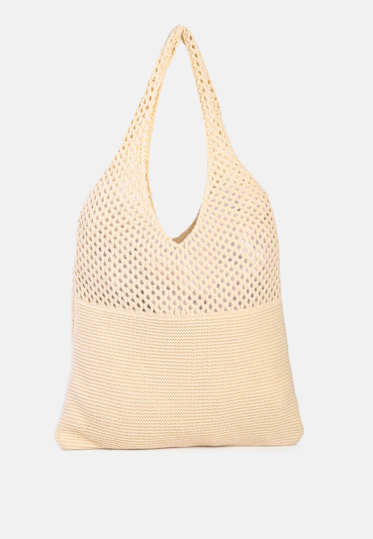 Somerset Knitted Woollen Tote Bag