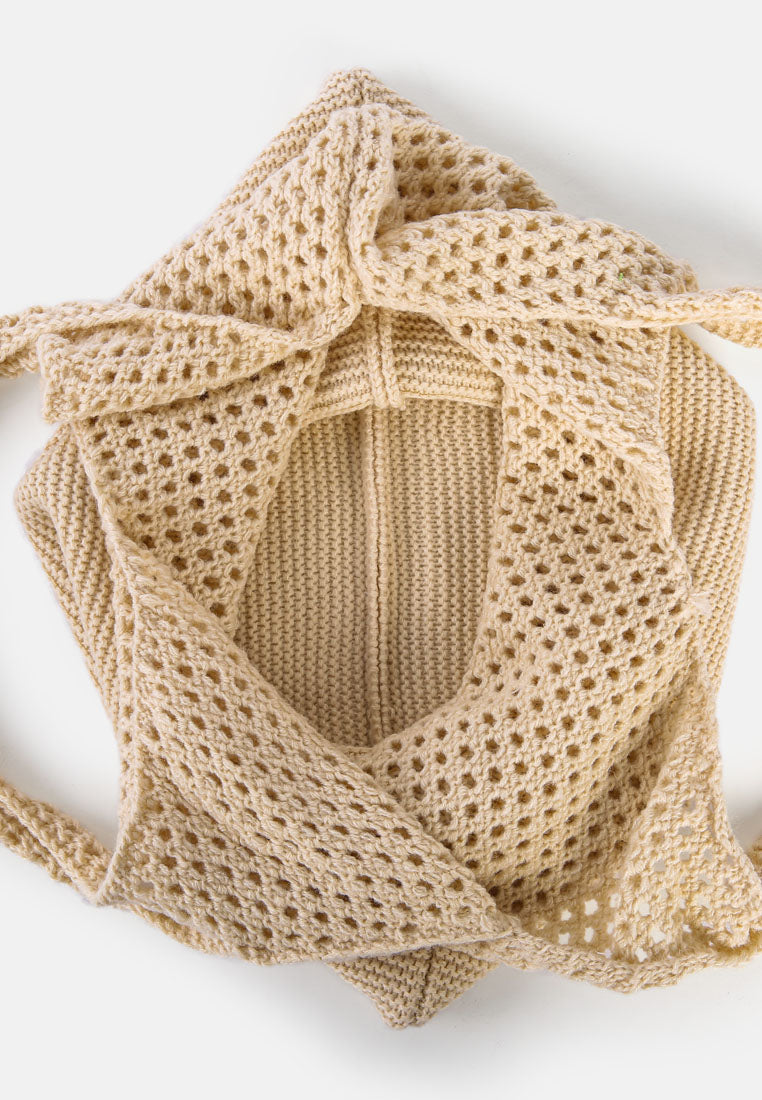 Somerset Knitted Woollen Tote Bag