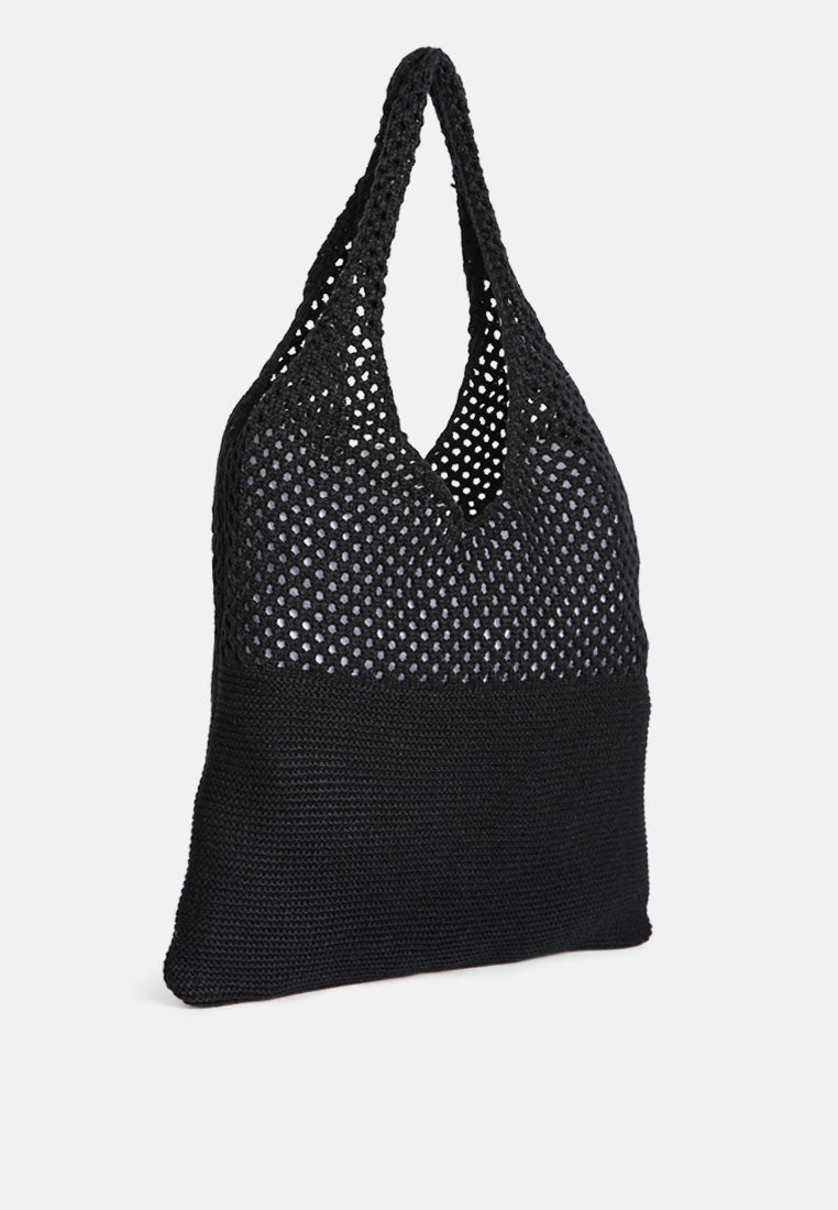 Somerset Knitted Woollen Tote Bag