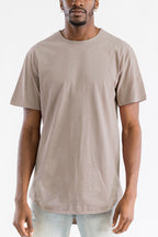 Men's Classic Scallop Long Tee Shirts